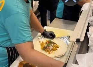 El Poco crew working at the kitchen line